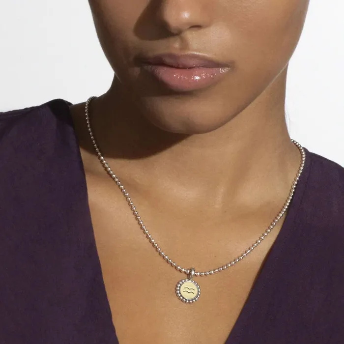 Signature Caviar Aquarius Zodiac Charm Necklace LAGOS Necklaces