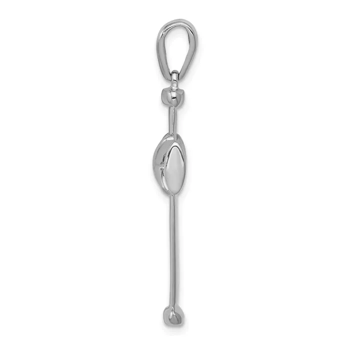 14k White Gold Latin Cross Pendant Goldia Necklaces