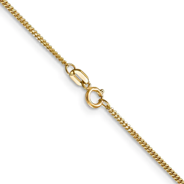 14K Yellow Gold 18 inch 14mm Curb with Spring Ring Clasp Pendant Chain Necklace MDS Necklaces 14K Yellow Gold 18 inch 14mm Curb with Spring Ring Clasp Pendant Chain Necklace MDS Necklaces
