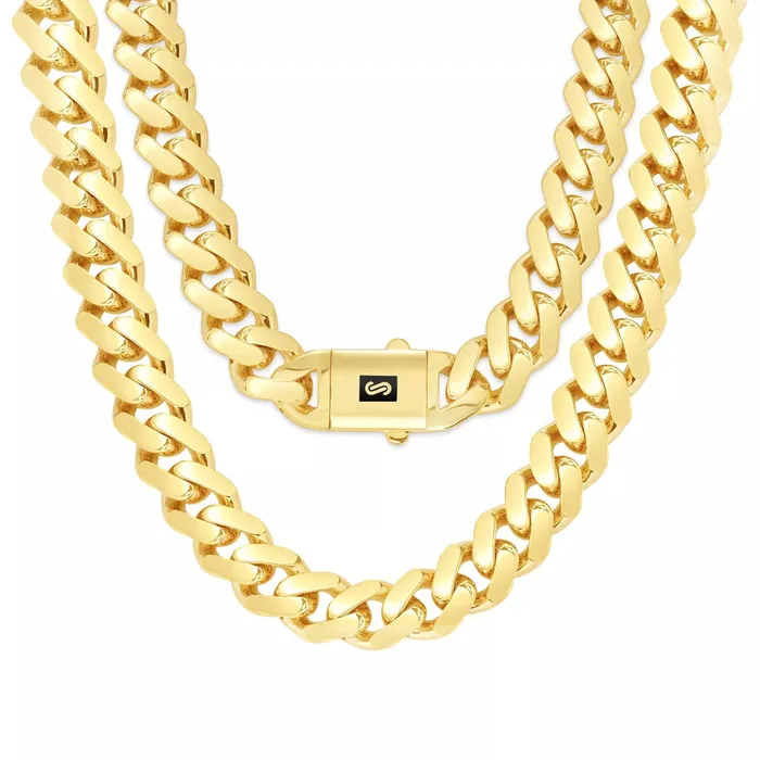 14k Yellow Gold Royal Monaco Miami Cuban Link 9mm Chain Pendant Necklace 30 Goldiacom Necklaces 14k Yellow Gold Royal Monaco Miami Cuban Link 9mm Chain Pendant Necklace 30 Goldiacom Necklaces