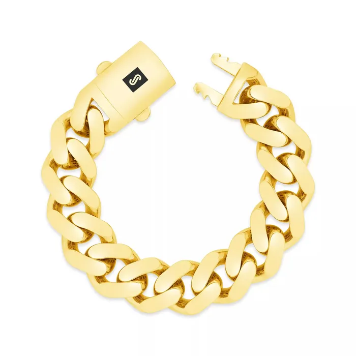 14k Yellow Gold Royal Monaco Miami Cuban Link 9mm Chain Pendant Necklace 30 Goldiacom Necklaces