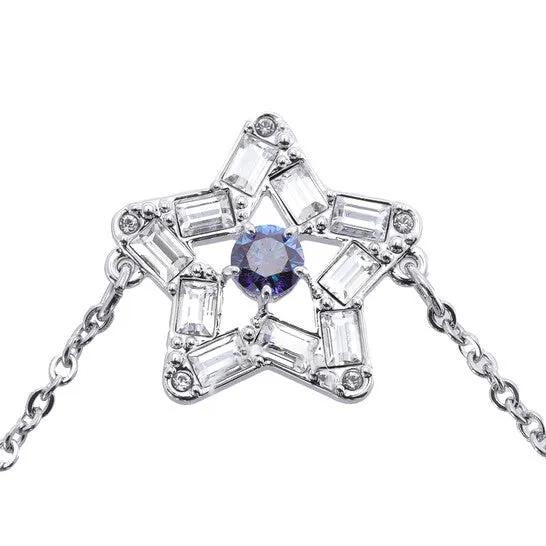 Bracelets JMS always Original Swarovski Blue Stella Rhodium Plated Star Bracelet