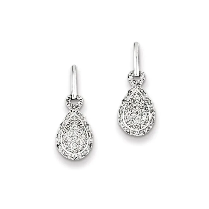 Earrings Goldia Sterling Silver Diamond Earrings