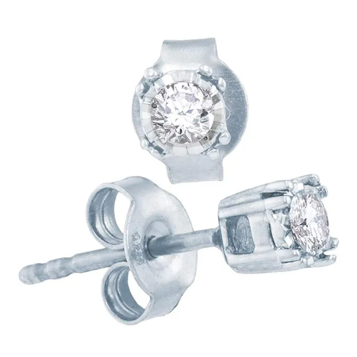 gndatlanta Earrings 14k White Gold Round Diamond Solitaire Earrings 16 Cttw gndatlanta Earrings 14k White Gold Round Diamond Solitaire Earrings 16 Cttw