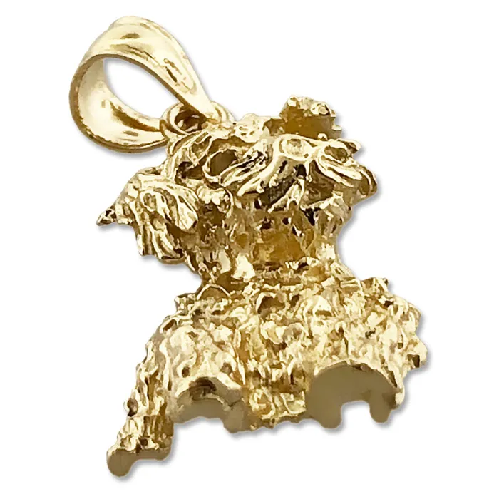 Goldia Necklaces 14K Gold Poodle Puppy Pendant
