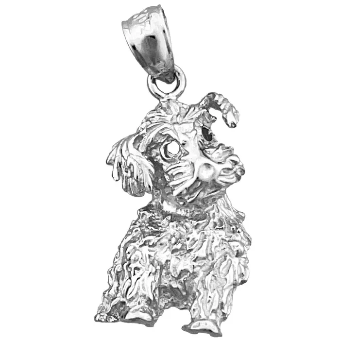 Goldia Necklaces 14K Gold Poodle Puppy Pendant