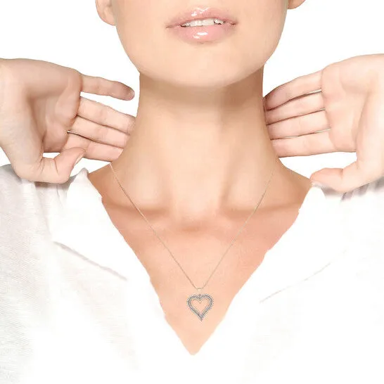 JMS always Original Haus of Brilliance 10K Rose Gold Plated 925 Sterling Silver 12 Cttw Diamond Heart 18 Pendant Necklace IJ Color I3 Clarity Necklaces JMS always Original Haus of Brilliance 10K Rose Gold Plated 925 Sterling Silver 12 Cttw Diamond Heart 18 Pendant Necklace IJ Color I3 Clarity Necklaces
