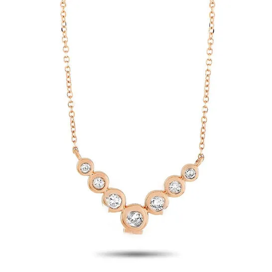 JMS always Original LB Exclusive 14K Rose Gold 025 ct Diamond Pendant Necklace Necklaces JMS always Original LB Exclusive 14K Rose Gold 025 ct Diamond Pendant Necklace Necklaces