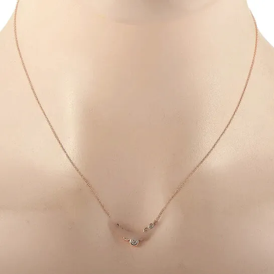 JMS always Original LB Exclusive 14K Rose Gold 025 ct Diamond Pendant Necklace Necklaces JMS always Original LB Exclusive 14K Rose Gold 025 ct Diamond Pendant Necklace Necklaces