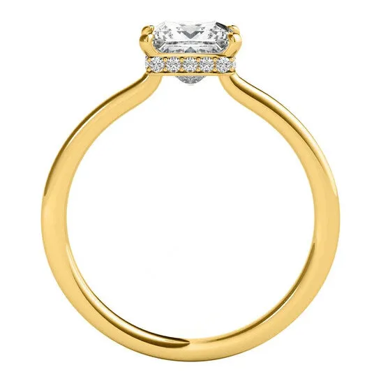 JMS always Original Maulijewels 135 Carat Natural Diamond Princess Cut Moissanite Engagement Rings For Womens In 14K Yellow Gold Rings JMS always Original Maulijewels 135 Carat Natural Diamond Princess Cut Moissanite Engagement Rings For Womens In 14K Yellow Gold Rings