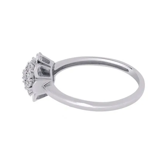 JMS always Rings Original Bliss 18K White Gold Diamond Cluster Ring sz 65 20089423 JMS always Rings Original Bliss 18K White Gold Diamond Cluster Ring sz 65 20089423