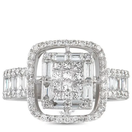 JMS always Rings Original LB Exclusive 14K White Gold 137 ct Diamond Ring JMS always Rings Original LB Exclusive 14K White Gold 137 ct Diamond Ring