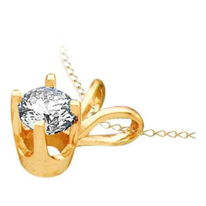 Necklaces gndatlanta 14k Yellow Gold Round Diamond Solitaire Pendant 14 Cttw Certified Necklaces gndatlanta 14k Yellow Gold Round Diamond Solitaire Pendant 14 Cttw Certified