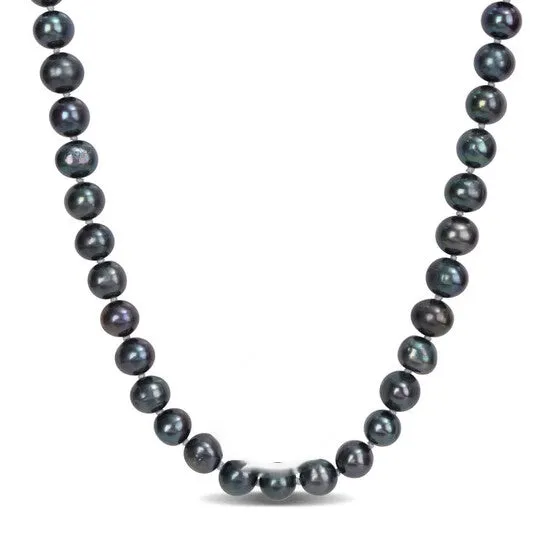 Necklaces JMS always Original AMOUR 758mm Black Cultured Freshwater Pearl Strand Necklace Necklaces JMS always Original AMOUR 758mm Black Cultured Freshwater Pearl Strand Necklace