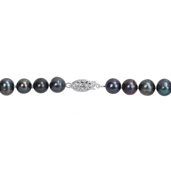 Necklaces JMS always Original AMOUR 758mm Black Cultured Freshwater Pearl Strand Necklace Necklaces JMS always Original AMOUR 758mm Black Cultured Freshwater Pearl Strand Necklace