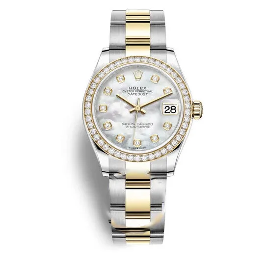 Necklaces JMS always Original Rolex Datejust 31 Mother of Pearl Diamond Dial Automatic Ladies Steel and 18kt Yellow Gold Oyster Watch 278383MDO Necklaces JMS always Original Rolex Datejust 31 Mother of Pearl Diamond Dial Automatic Ladies Steel and 18kt Yellow Gold Oyster Watch 278383MDO