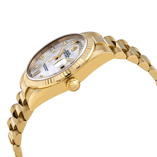 Necklaces JMS always Original Rolex DayDate White MotherOfPearl Dial 18K Yellow Gold President Automatic Mens Watch 118238MDP Necklaces JMS always Original Rolex DayDate White MotherOfPearl Dial 18K Yellow Gold President Automatic Mens Watch 118238MDP