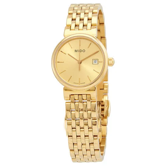 Original Mido Dorada Gold Dial Yellow Goldtone Ladies Watch M21303121 JMS always Rings Original Mido Dorada Gold Dial Yellow Goldtone Ladies Watch M21303121 JMS always Rings