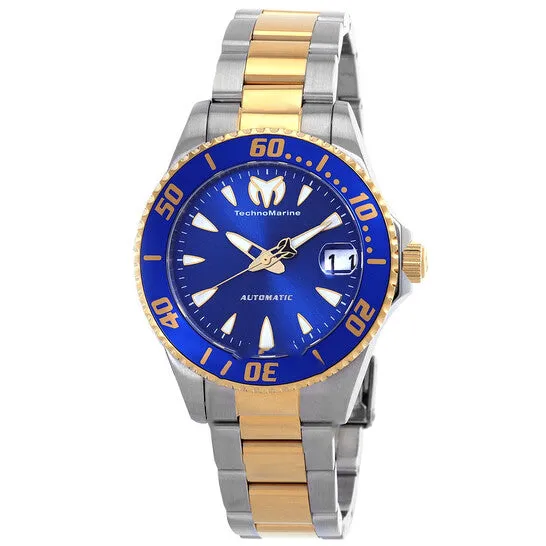 Original Technomarine Manta Sea Automatic Blue Dial Ladies Watch TM219078 JMS always Watches