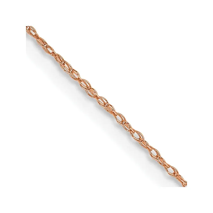 QGold Necklaces 14K Rose Gold 16 inch Carded 5mm Cable Rope with Spring Ring Clasp Chain Necklace QGold Necklaces 14K Rose Gold 16 inch Carded 5mm Cable Rope with Spring Ring Clasp Chain Necklace