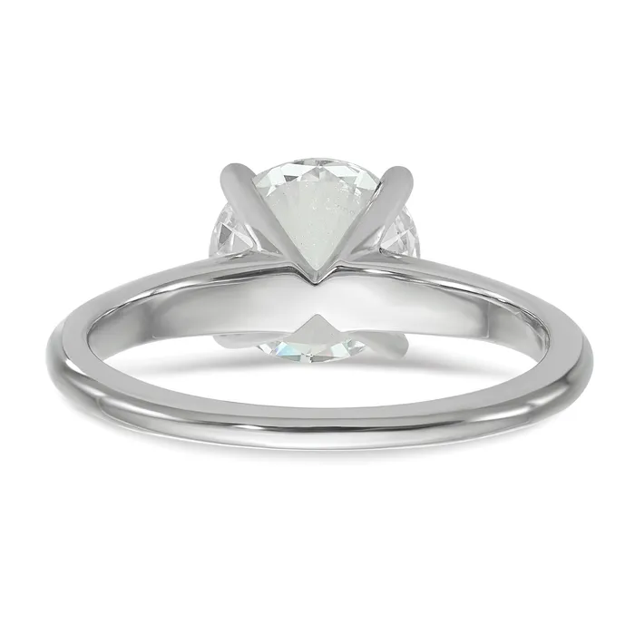 Rings Goldia 14k White Gold 2 Ct Certified Lab Grown Diamond VSSI G Round Solitaire Engagement Ring