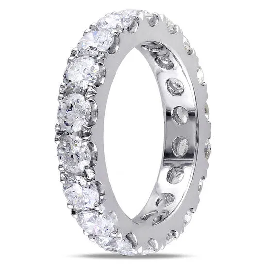 Rings JMS always Original Amour 14k White Gold 3 CT TW Diamond FullEternity Band Rings JMS always Original Amour 14k White Gold 3 CT TW Diamond FullEternity Band