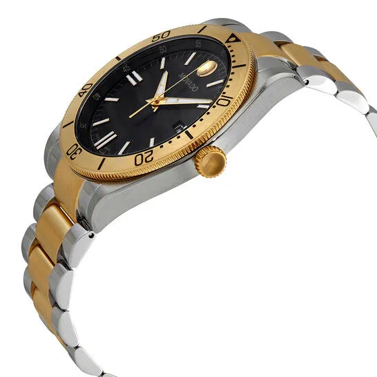 Rings Original Movado Sport Quartz Black Dial Twotone Mens Watch 0607437 JMS always Rings Original Movado Sport Quartz Black Dial Twotone Mens Watch 0607437 JMS always