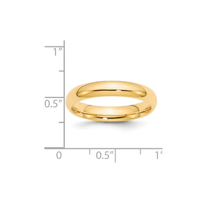 Solid 18K Yellow Gold 4mm Comfort Fit MensWomens Wedding Band Ring Size 12 Goldia Rings Solid 18K Yellow Gold 4mm Comfort Fit MensWomens Wedding Band Ring Size 12 Goldia Rings