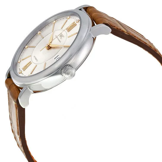 Watches JMS always Original Preowned IWC Portofino Diamond Silver Dial Unisex Watch IW458101