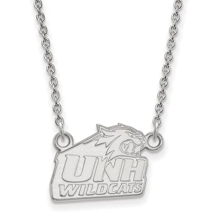 10K White Gold University of New Hampshire Small Pendant with Necklace TreasureFineJewelers Necklaces 10K White Gold University of New Hampshire Small Pendant with Necklace TreasureFineJewelers Necklaces