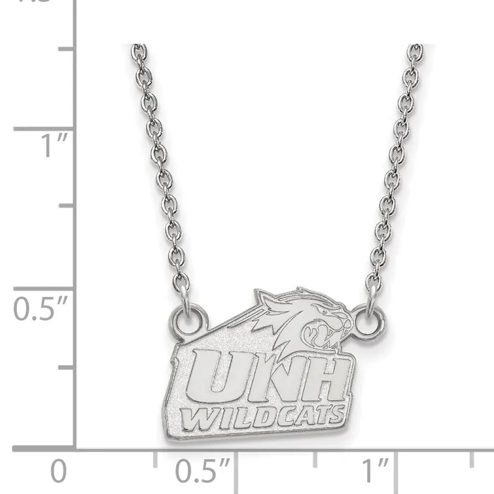 10K White Gold University of New Hampshire Small Pendant with Necklace TreasureFineJewelers Necklaces