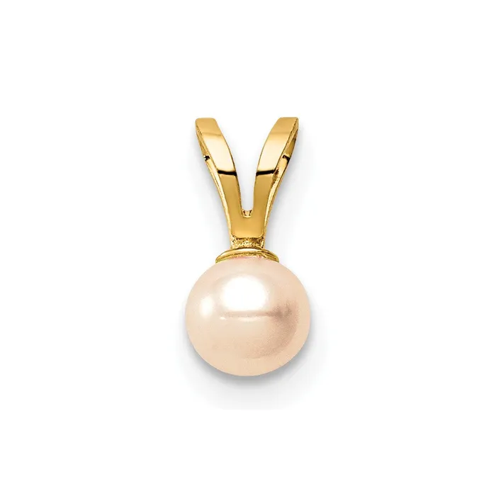 14K Madi K 45mm Pink Near Round Freshwater Cultured Pearl Pendant TreasureFineJewelers Necklaces 14K Madi K 45mm Pink Near Round Freshwater Cultured Pearl Pendant TreasureFineJewelers Necklaces