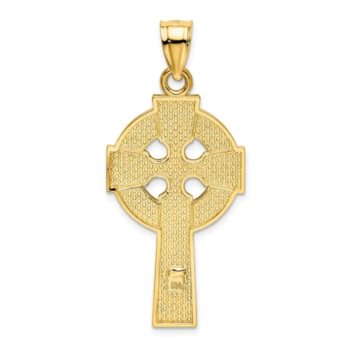 14k Polished Celtic Cross Pendant TreasureFineJewelers Necklaces