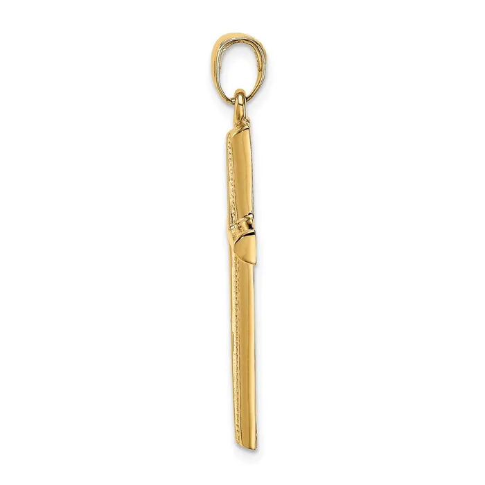 14k Polished Cross Pendant TreasureFineJewelers Necklaces