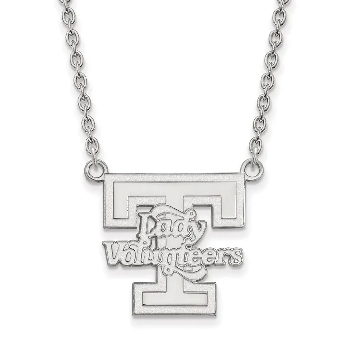 14K White Gold University of Tennessee Large Pendant with Necklace TreasureFineJewelers Necklaces 14K White Gold University of Tennessee Large Pendant with Necklace TreasureFineJewelers Necklaces