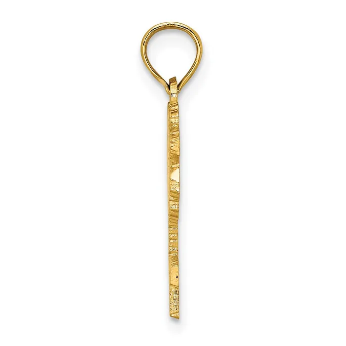 Charm Necklaces 14K JAMAICA Under Palm Tree Charm TreasureFineJewelers