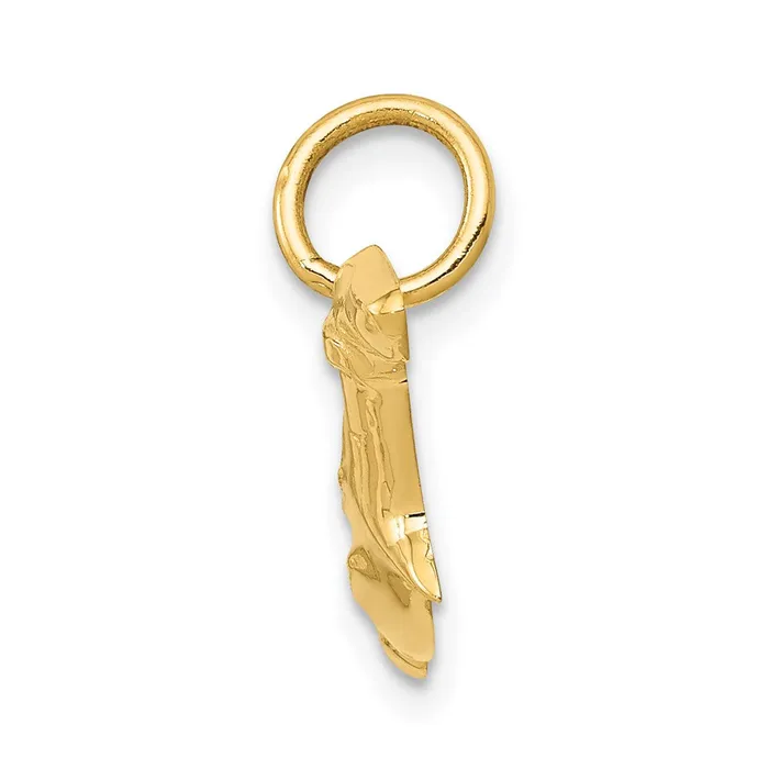 Charm Necklaces TreasureFineJewelers 14k Hammerhead Shark Charm