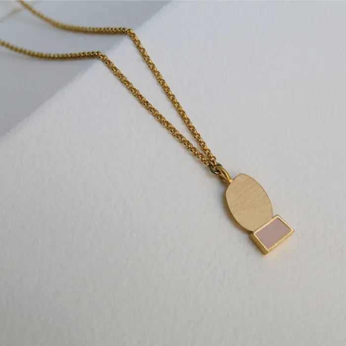 Collage Necklace Mauve Joidart Necklaces