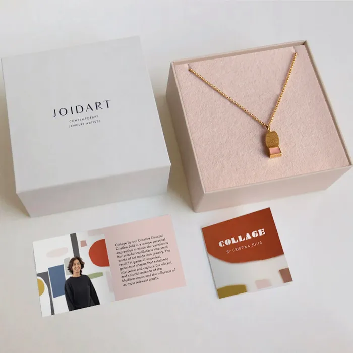 Collage Necklace Mauve Joidart Necklaces