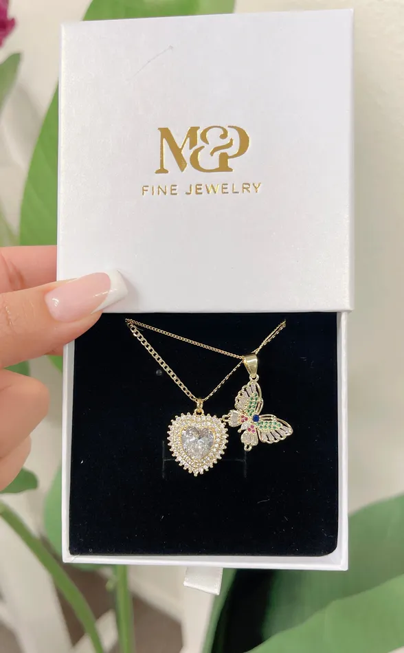 Heart Necklace Set MP Jewelry Necklaces