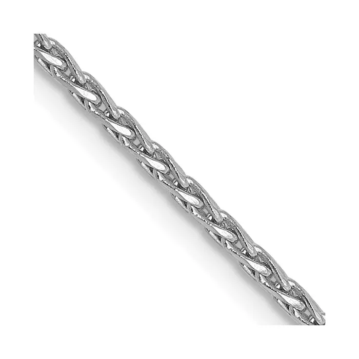 Leslies 14K White Gold 13mm DC Spiga Wheat Chain TreasureFineJewelers Necklaces Leslies 14K White Gold 13mm DC Spiga Wheat Chain TreasureFineJewelers Necklaces