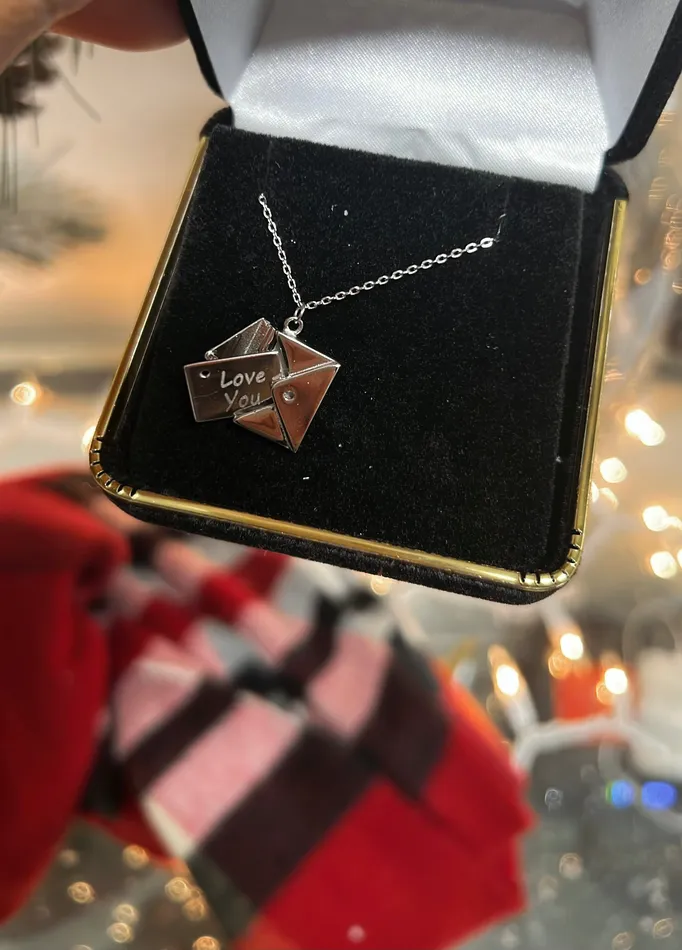 Necklaces I Love You Envelope Necklace MP Jewelry