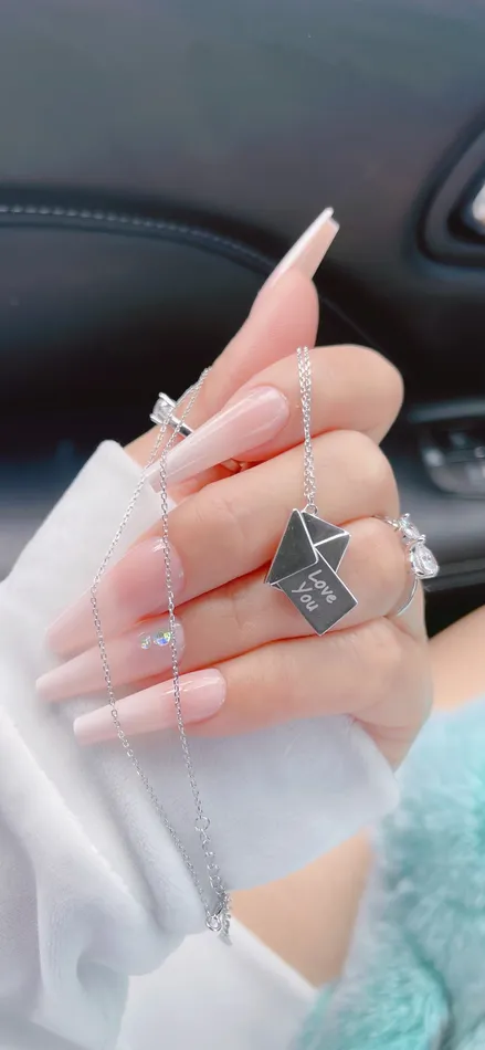 Necklaces I Love You Envelope Necklace MP Jewelry