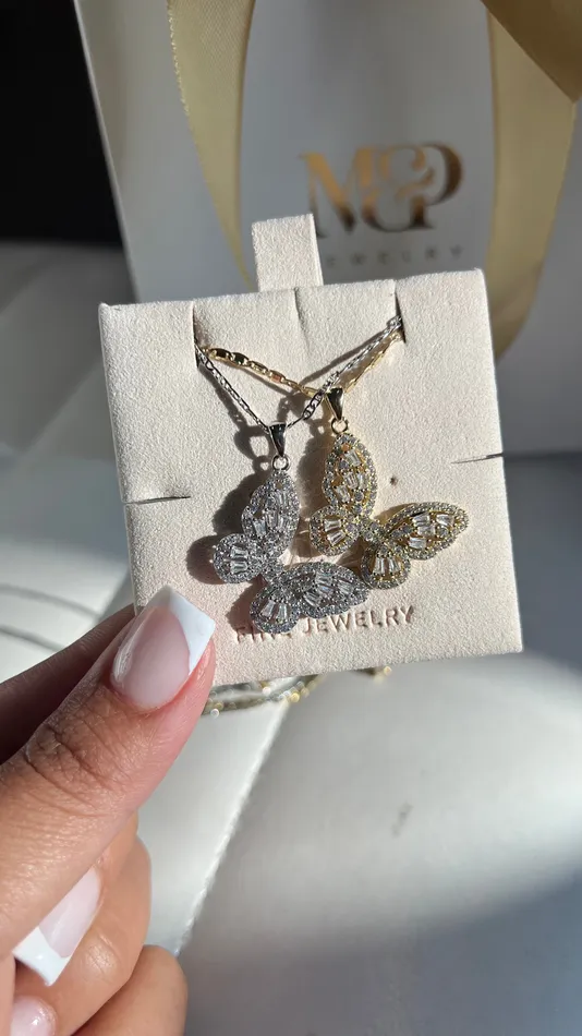 Necklaces Sterling Butterfly Necklace MP Jewelry