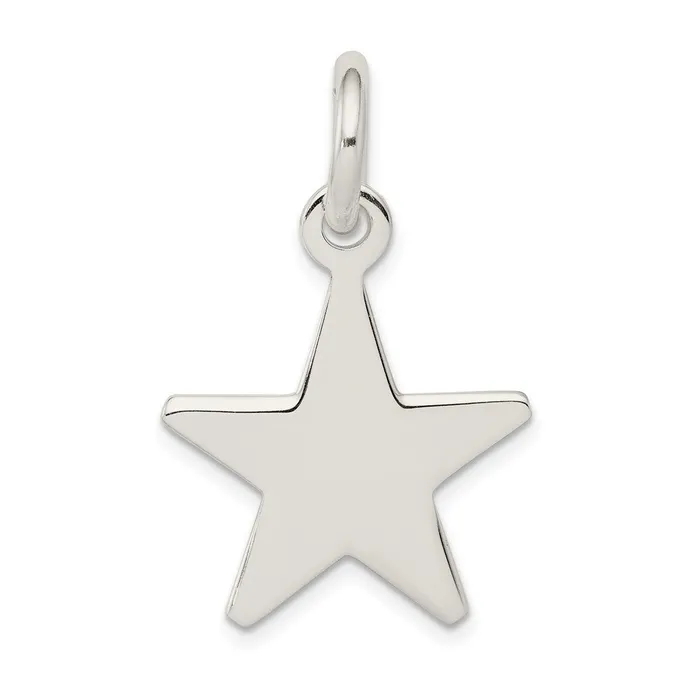 Necklaces Sterling Silver Star Pendant TreasureFineJewelers