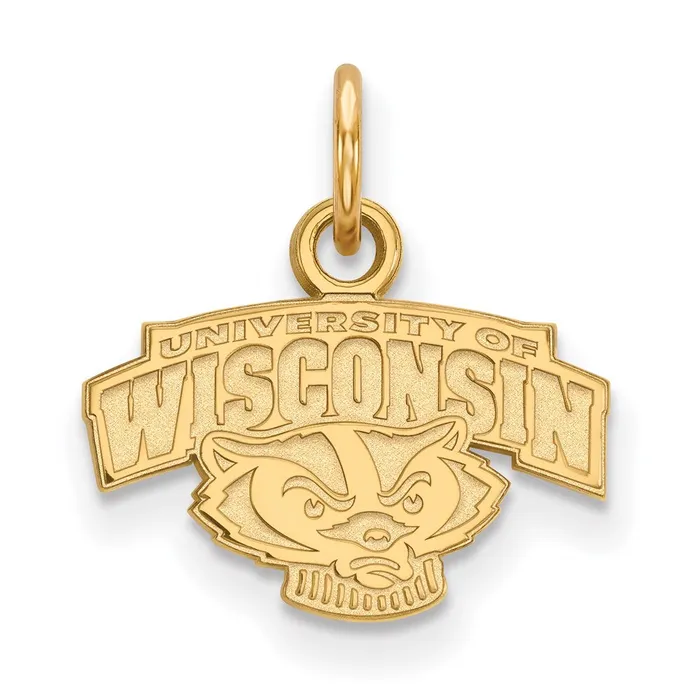 Necklaces TreasureFineJewelers 10k Gold University of Wisconsin Extra Small Pendant Necklaces TreasureFineJewelers 10k Gold University of Wisconsin Extra Small Pendant
