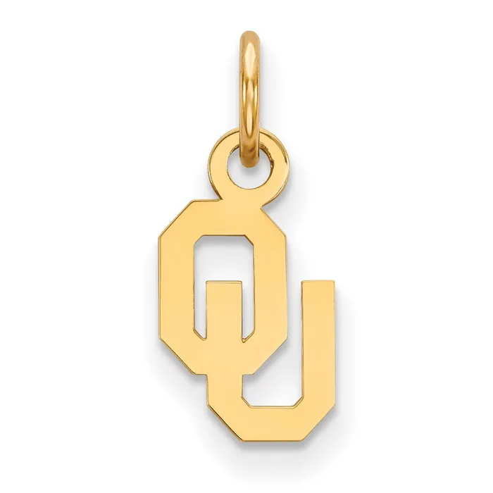 Necklaces TreasureFineJewelers 14K Yellow Gold University of Oklahoma XS Pendant Necklaces TreasureFineJewelers 14K Yellow Gold University of Oklahoma XS Pendant