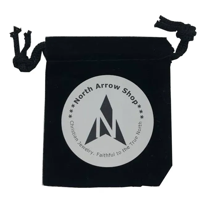 North Arrow Shop Necklaces ROMANS 59 1 JOHN 17 Black Cross and Nail Necklace with Bible Verse Stainless Steel Curb Chain North Arrow Shop Necklaces ROMANS 59 1 JOHN 17 Black Cross and Nail Necklace with Bible Verse Stainless Steel Curb Chain