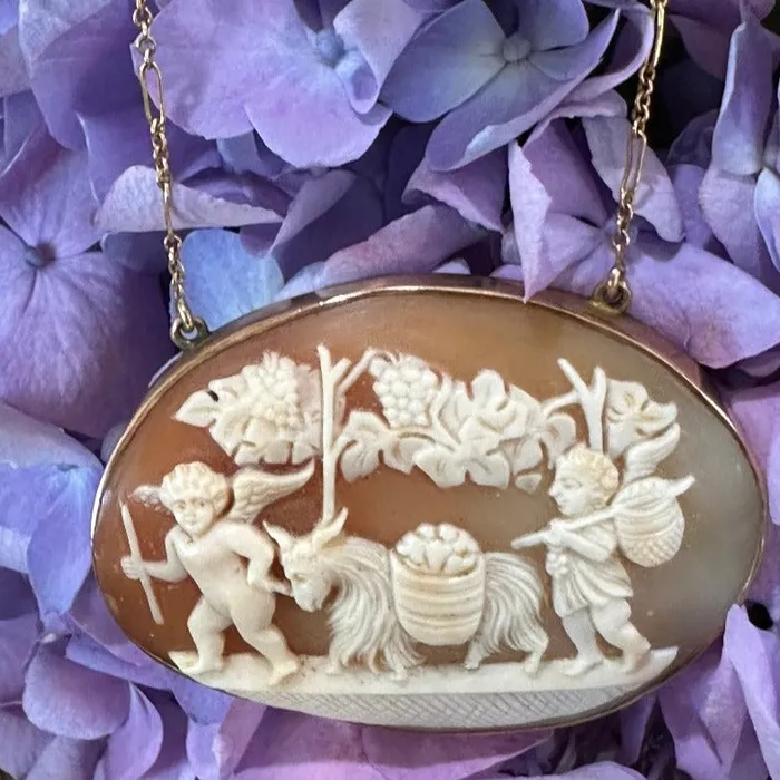 ONeills Estate Jewelry Necklaces Vintage Cameo Necklace 54600315