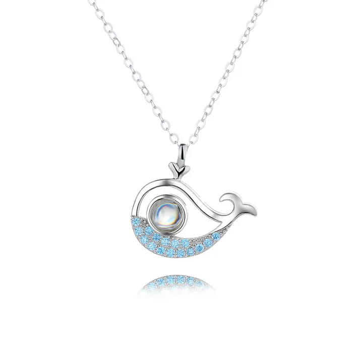Ocean Whales Custom Photo Necklace with Picture inside Trendolla Jewelry Necklaces Ocean Whales Custom Photo Necklace with Picture inside Trendolla Jewelry Necklaces